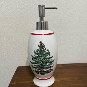 Spode Christmas Tree Soap Dispenser